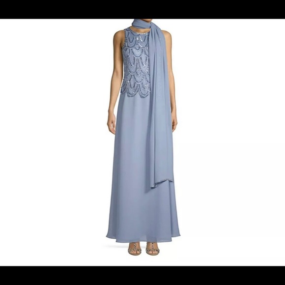 NEW J Kara Embellished Evening Gown $269.00 - Picture 3 of 6